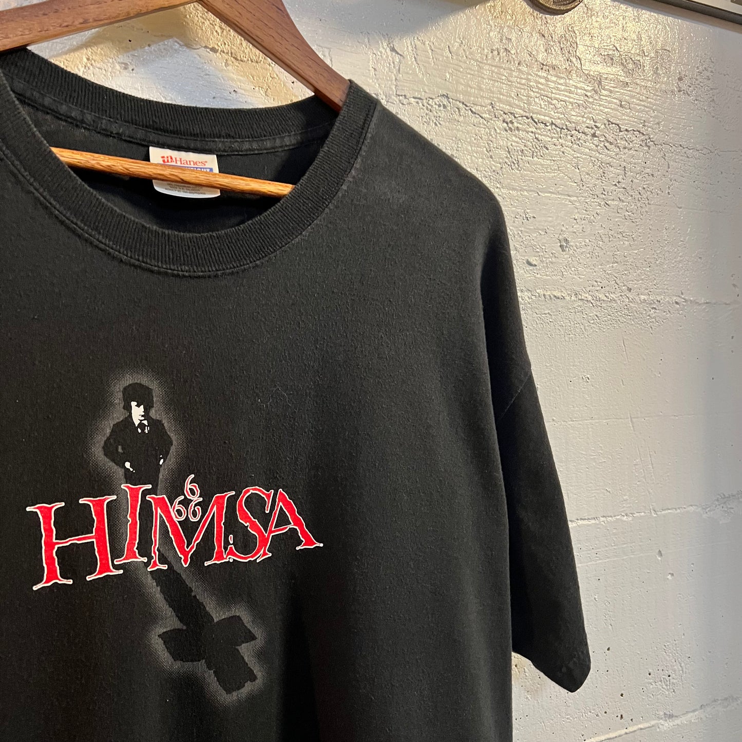 Vintage Himsa Heavy Metal Band ‘The Omen’ T-Shirt - Size XL - Black/Red/White