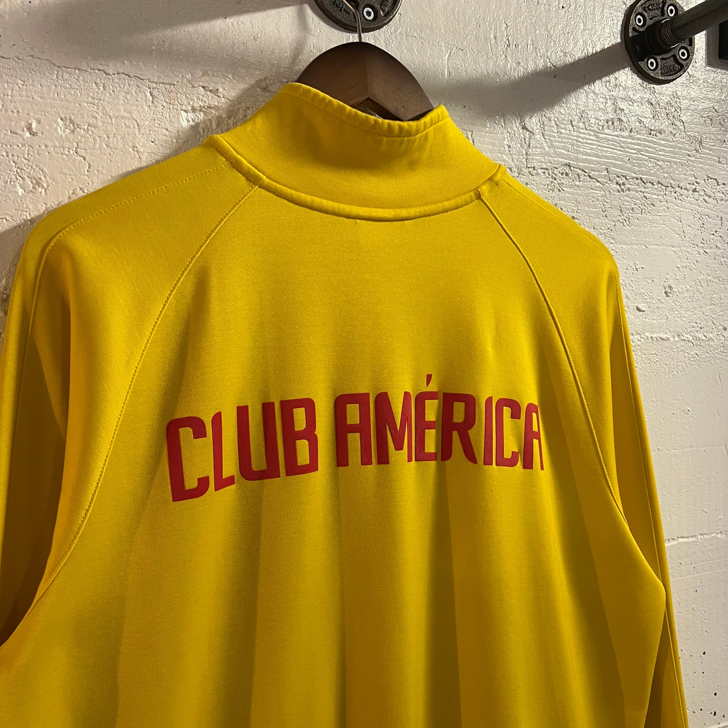 Vintage 2000's Nike Club América 'Las Águilas' Track Jacket - Size Medium - Yellow/Red