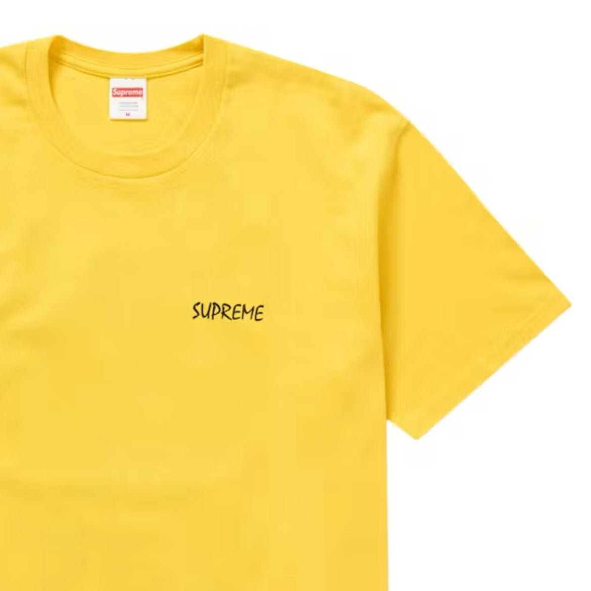 Supreme 'Black Cat' T-Shirt (SS24) - Size XL - Yellow