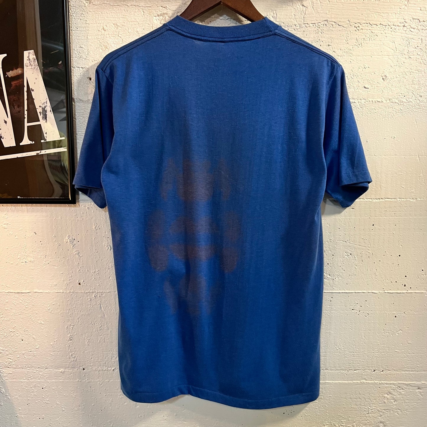 Vintage 1983 Distressed UNR Taz Baseball Single Stitch T-Shirt - Size Large - Made In USA - Blue/Multi