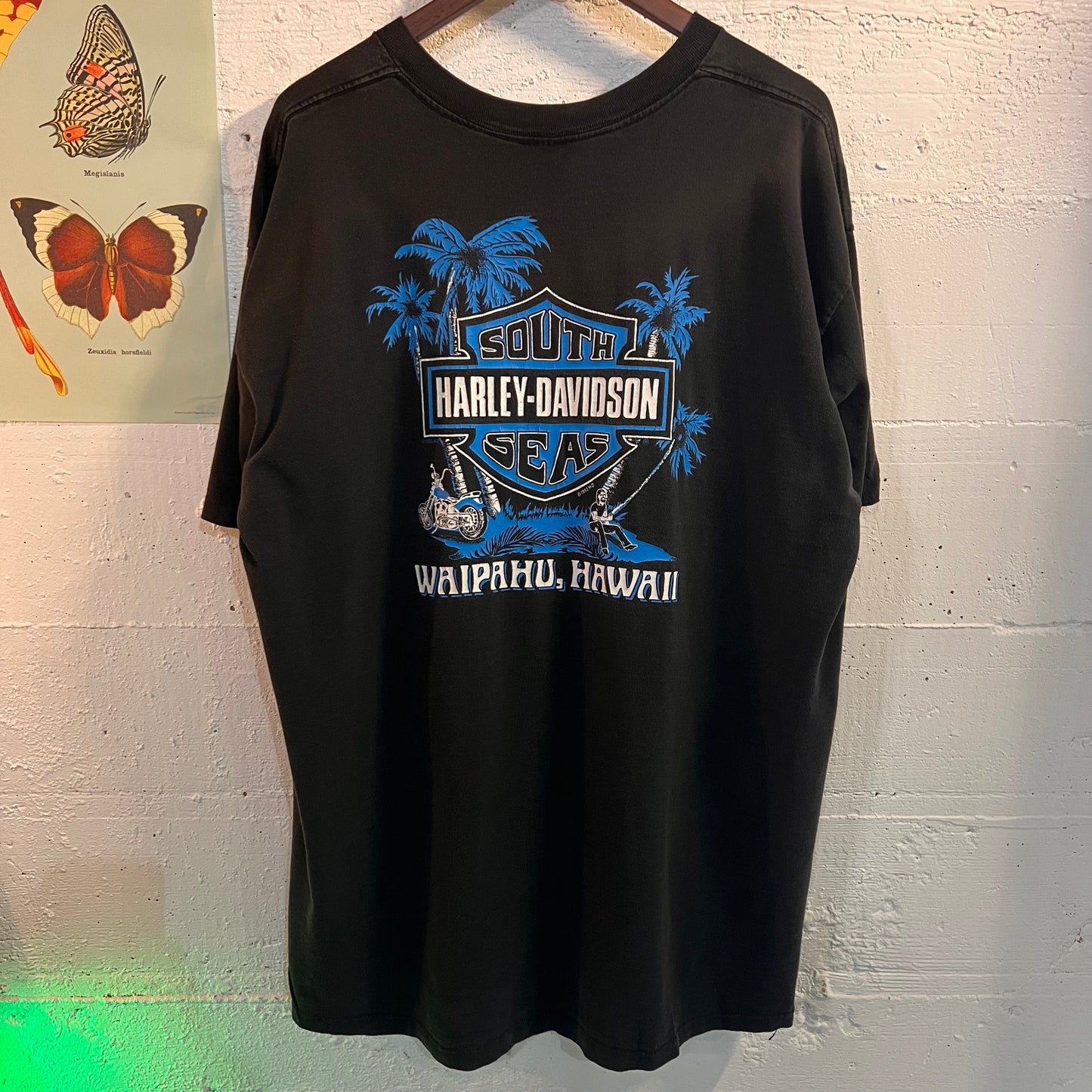 Vintage 1995 Harley Davidson Hawaii Primal Force T-Shirt - Size XXL - Made In USA - Single Stitch