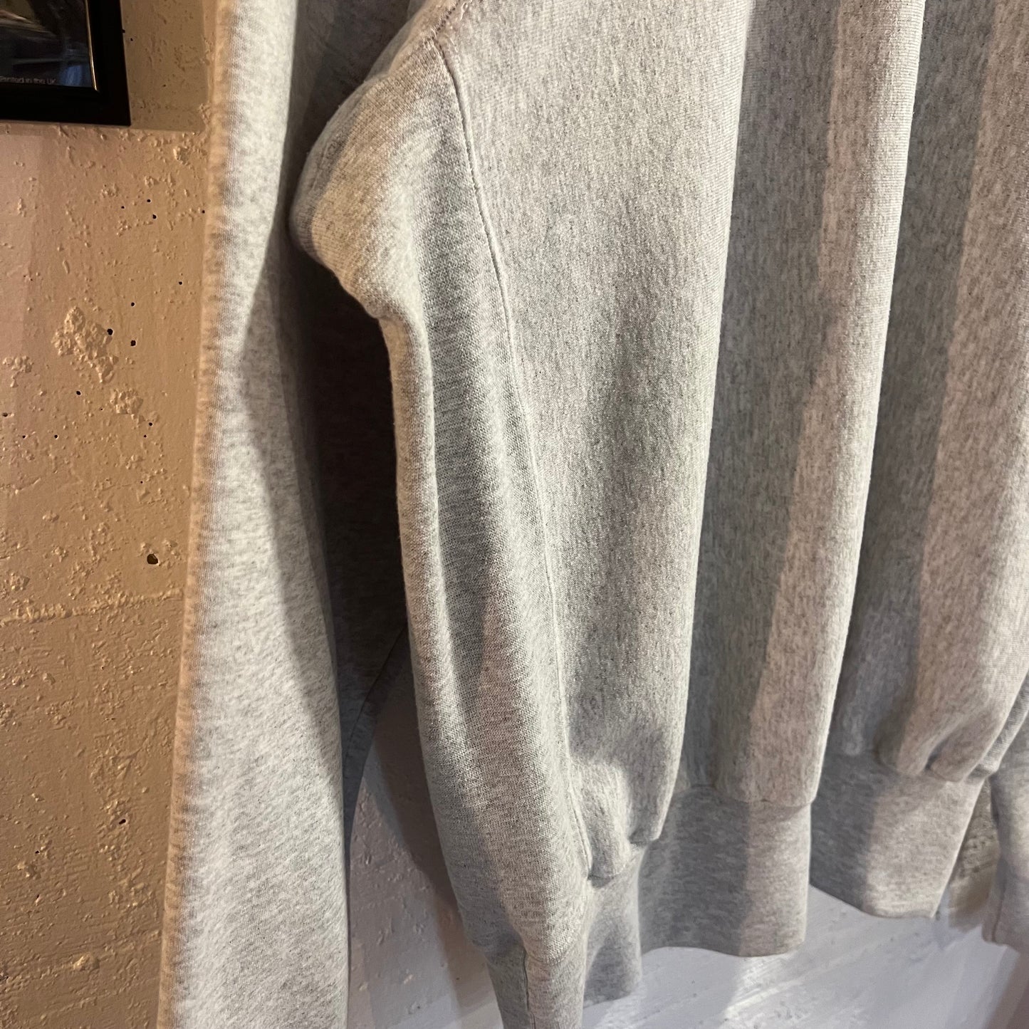 Vintage 90’s Navy U.S. Naval Academy Reverse Weave Crewneck Sweatshirt - Size Medium - Made In USA - Heather Grey/Navy