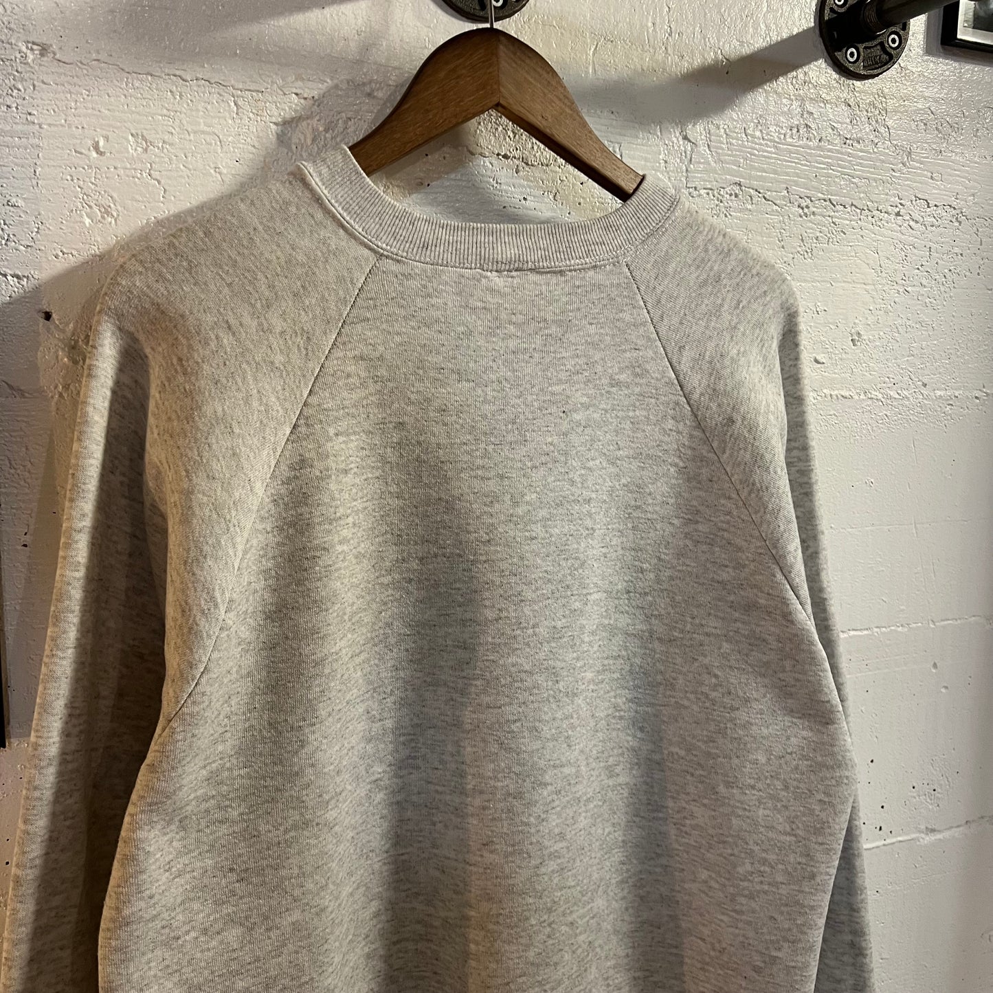 Vintage 90's Long Beach Washington State Kite Festival Raglan Sleeve Crewneck Sweatshirt -  Size XL - Ash Heather Grey