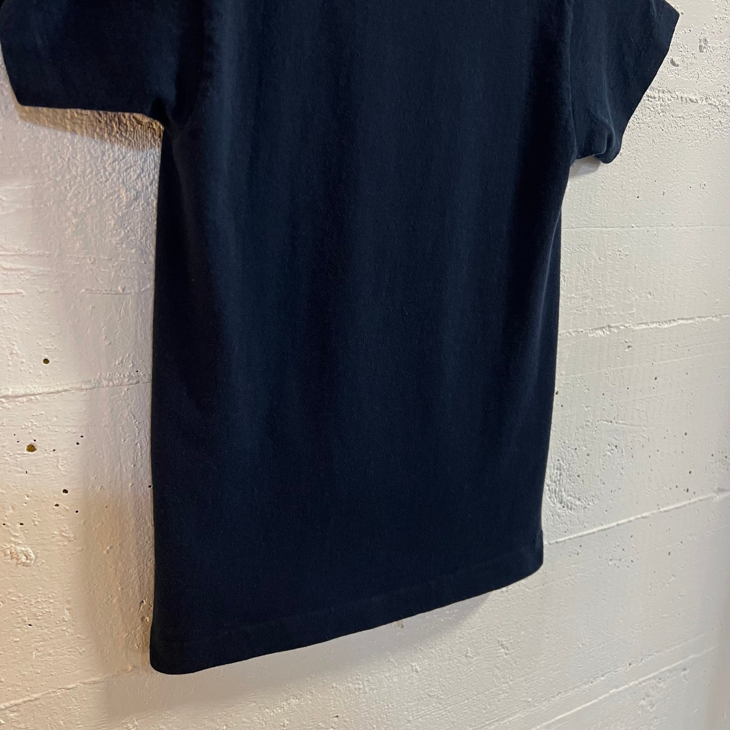 Vintage 90's Nature Turtle Stargazing National Park Single Stitch Baby Tee - Size XS - Made In USA - Navy