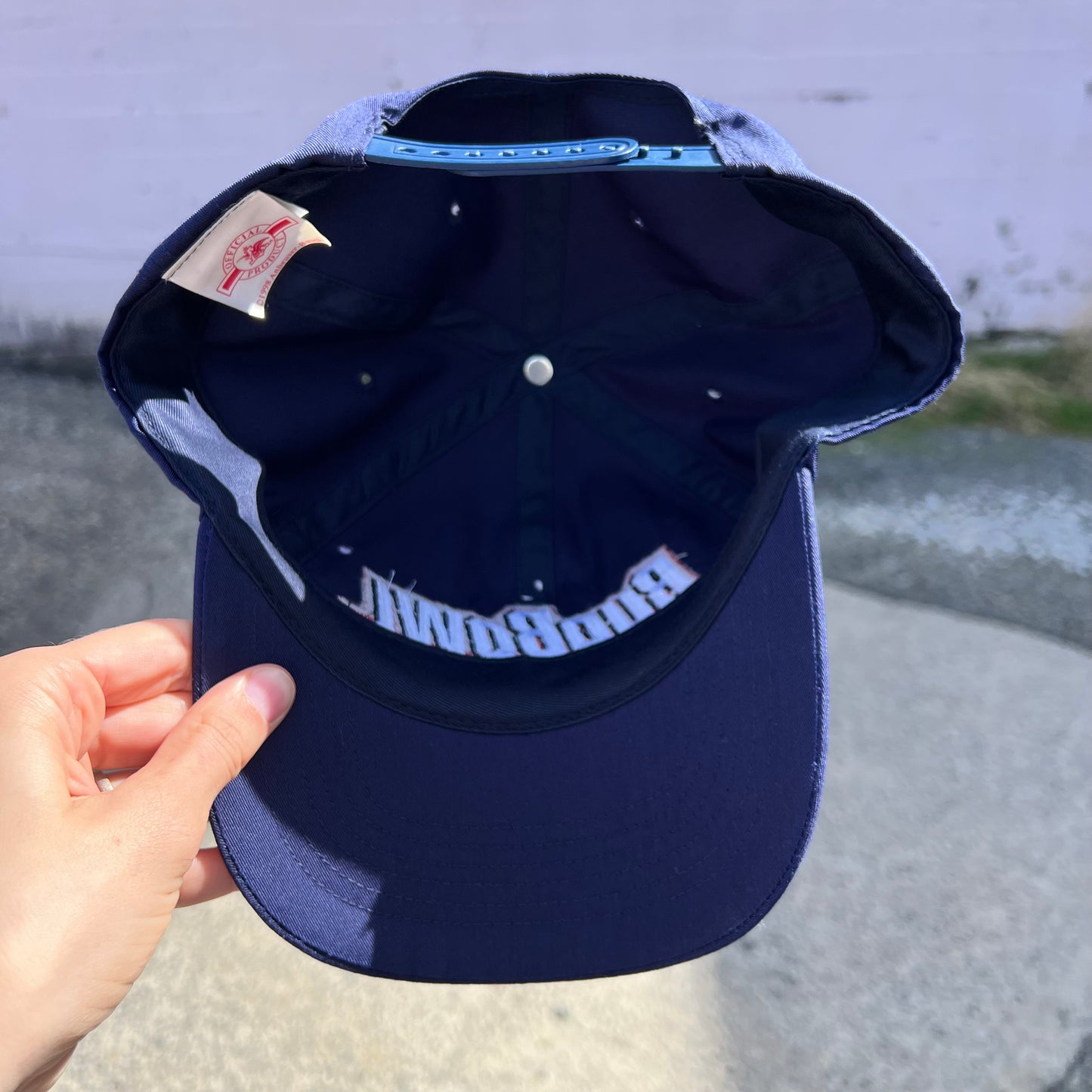 Vintage BudBowl 2000 Snapback Hat - O/S - Navy/Red/White