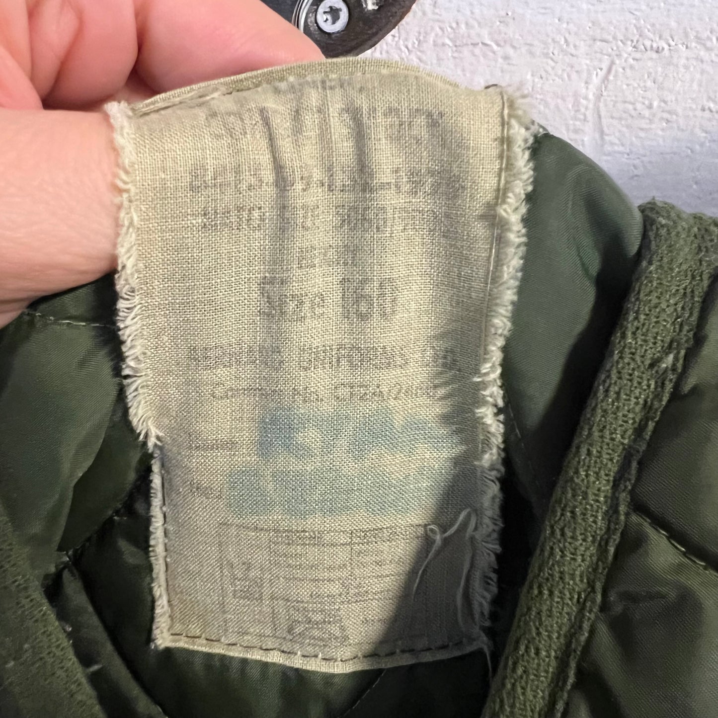 True Vintage 1970's British Army 1968 Pattern Combat Smock Liner - Size 160 (S/M) - Made In UK