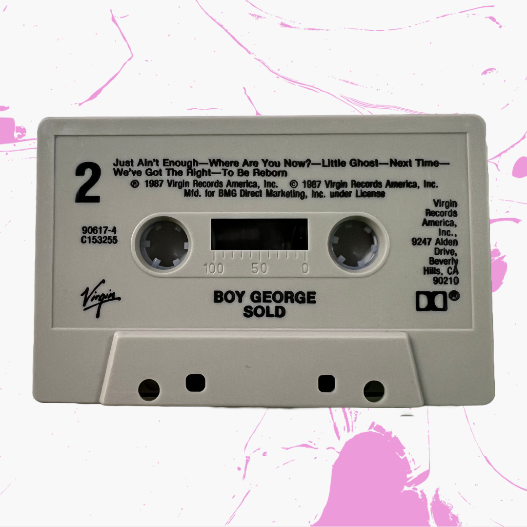 Vintage 1987 Boy George 'Sold' Cassette Tape