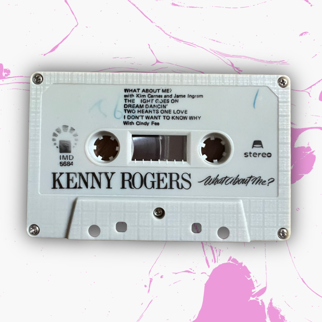 Vintage 1980 The Kenny Rogers ‘Singles Album’ Cassette Tape