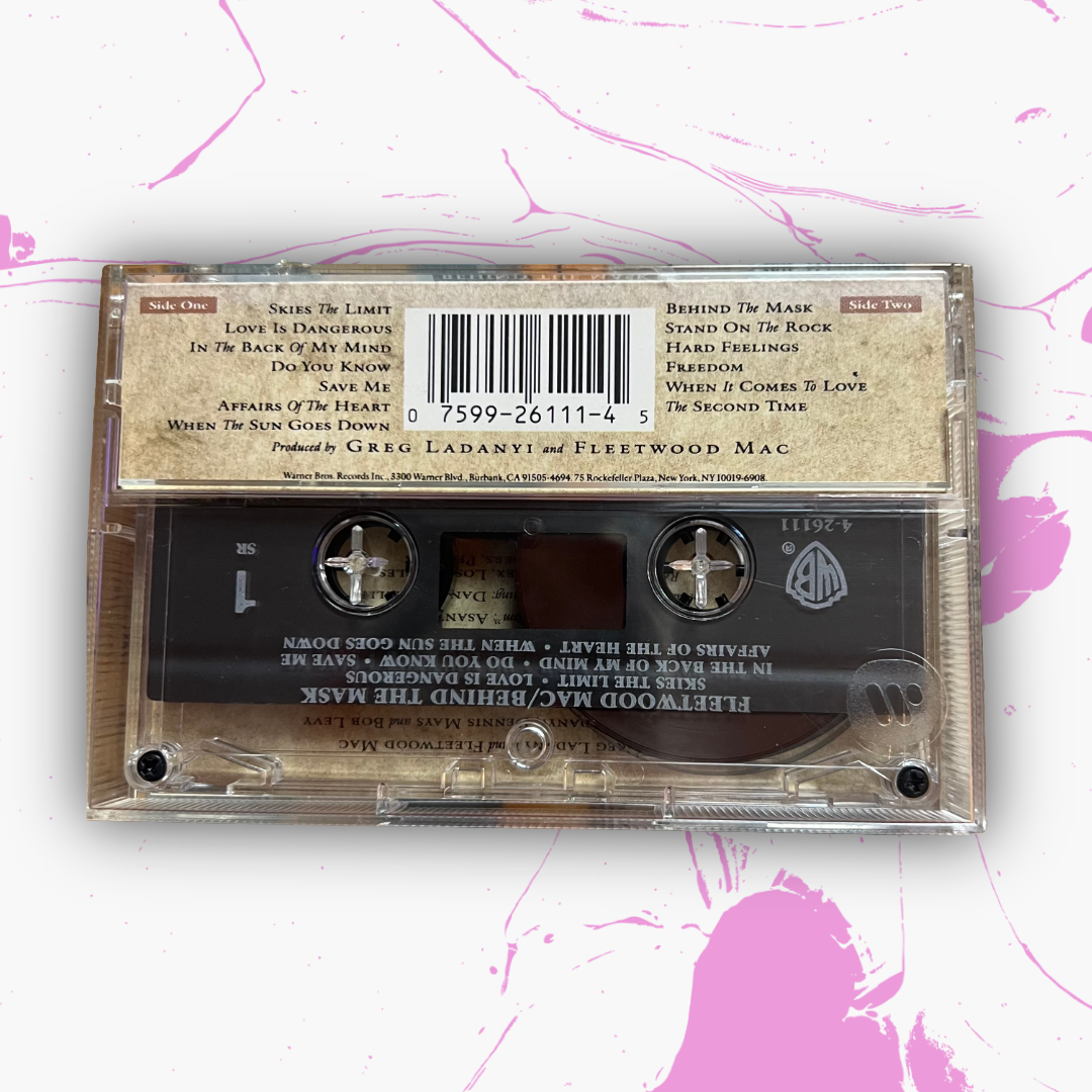 Vintage 1990 Fleetwood Mac ‘Behind The Mask’ Cassette Tape