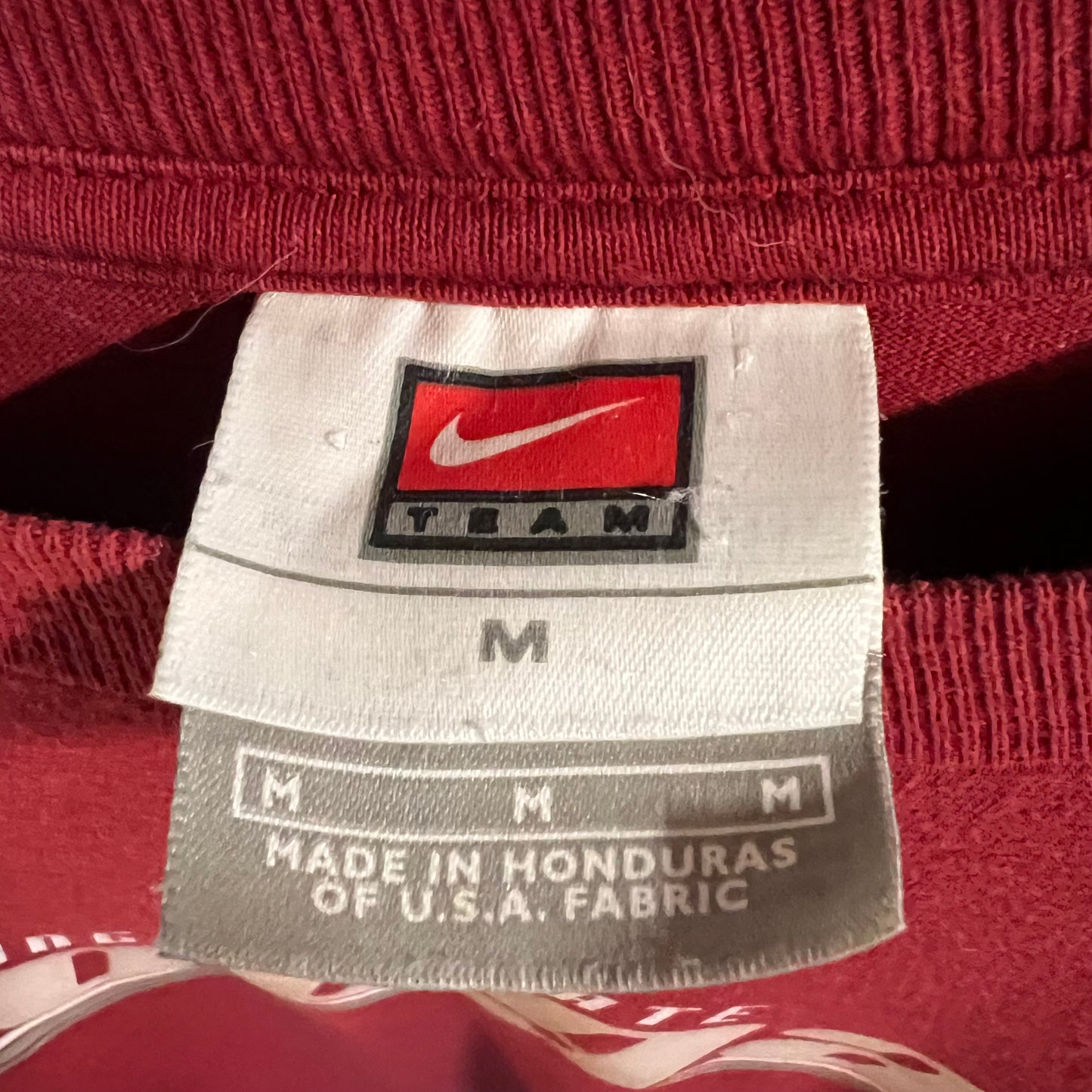 Vintage Nike Team Washington State Cougars Long Sleeve T-Shirt - Size Medium - Maroon/Multi