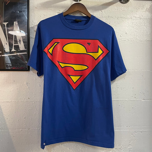 Vintage 1994 Superman Symbol ‘Sloth From The Goonies’ Graphic T-Shirt - Size Large - Made In USA - Blue/Red/Yellow/Black