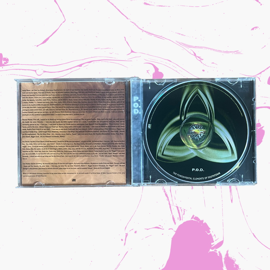 Vintage 1999 P.O.D “The Fundamental Elements Of Southtown’ CD