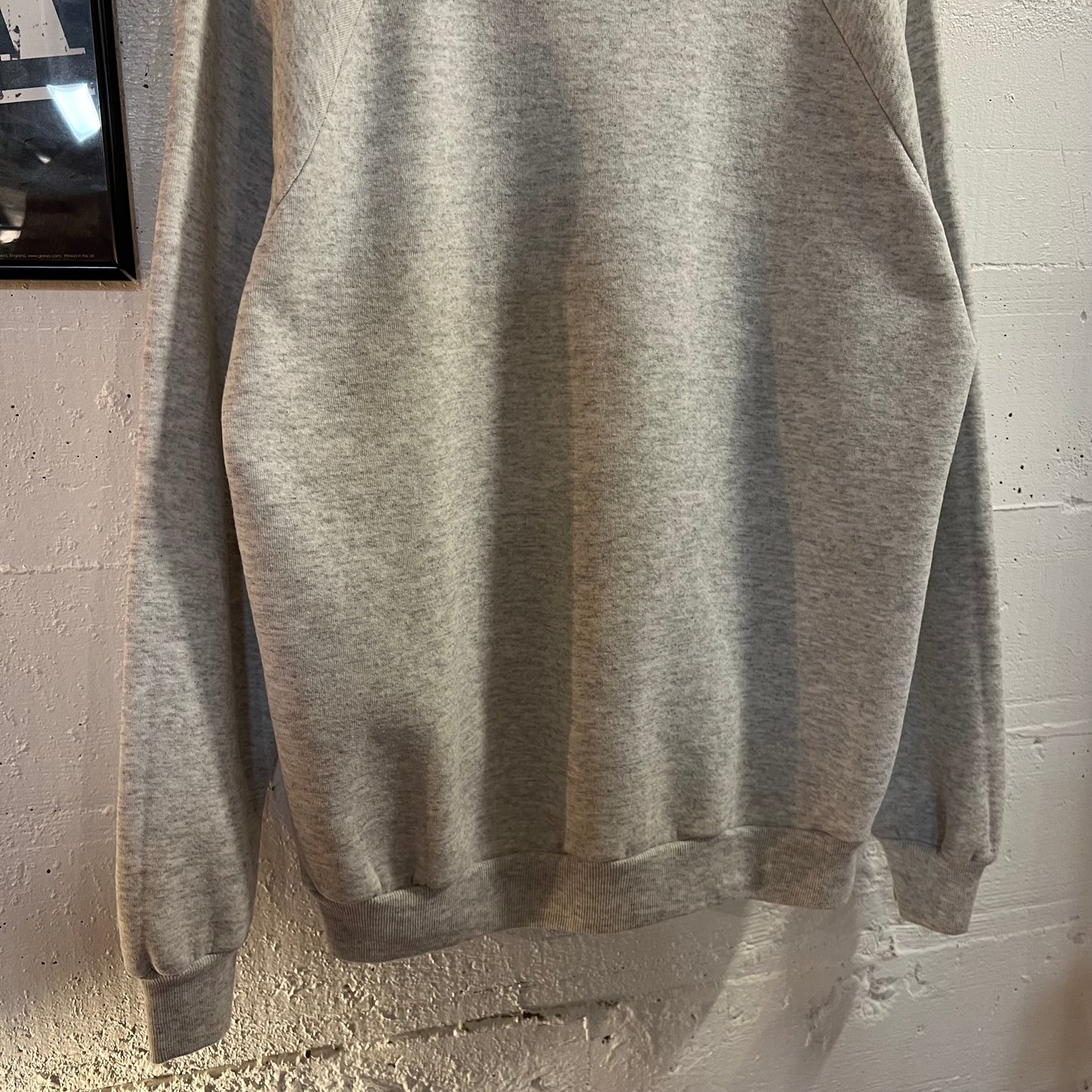 Vintage 90's Long Beach Washington State Kite Festival Raglan Sleeve Crewneck Sweatshirt -  Size XL - Ash Heather Grey
