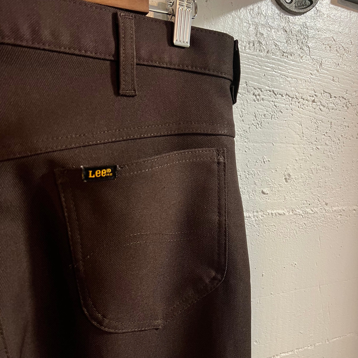 Vintage 90's Lee Western Cut Pleated Pants - Size 32" x 28" - Made In USA - Brown