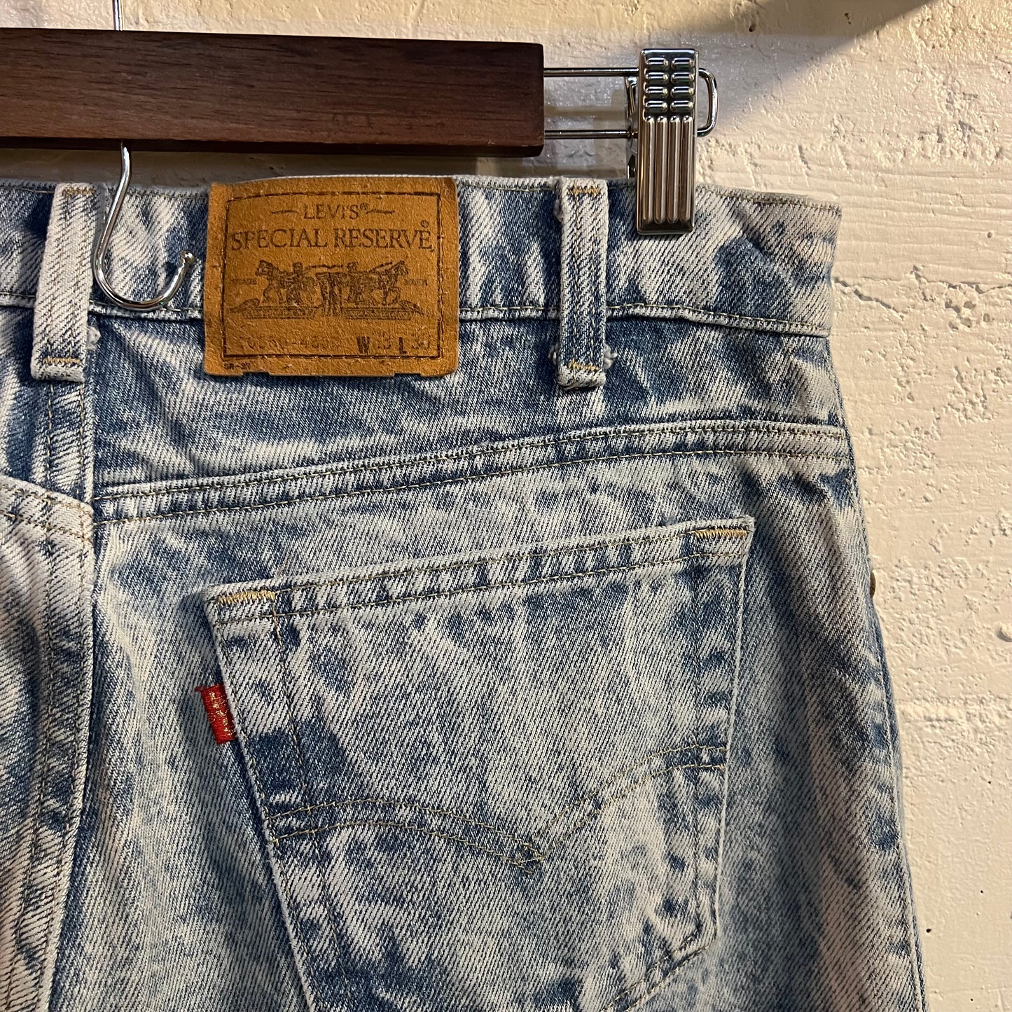 Vintage 90's Levi's Special Reserve 550 Acid Wash Denim Jean - Size 32" x 29" - Made In USA