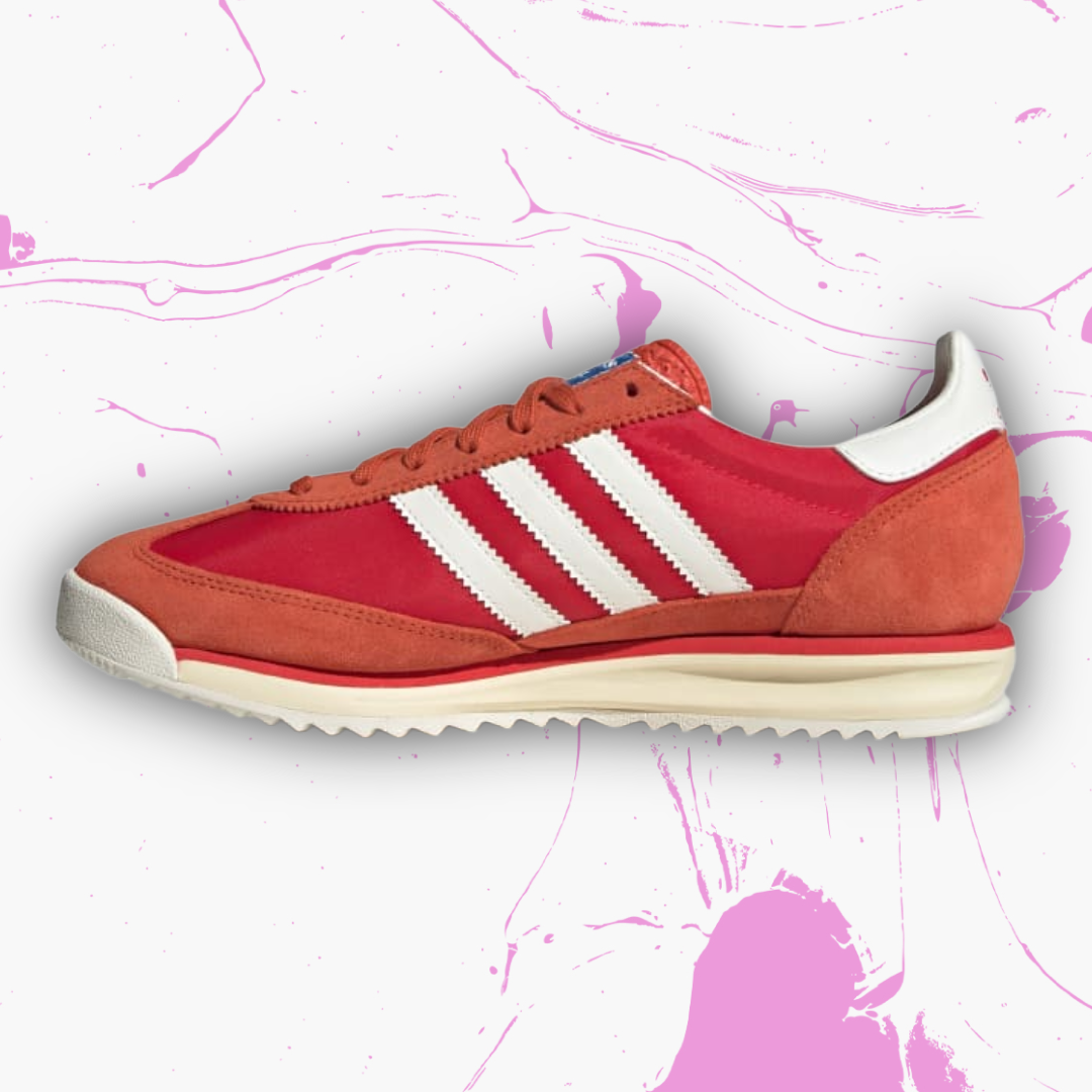 *New* Adidas Originals SL 72 RS Shoes - Size 10.5M/11.5W - JH8642 - Preloved Red/Core White/Pure Ruby
