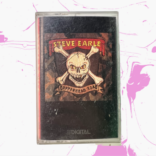 Vintage 1988 Steve Earle 'Copperhead Road' Cassette Tape