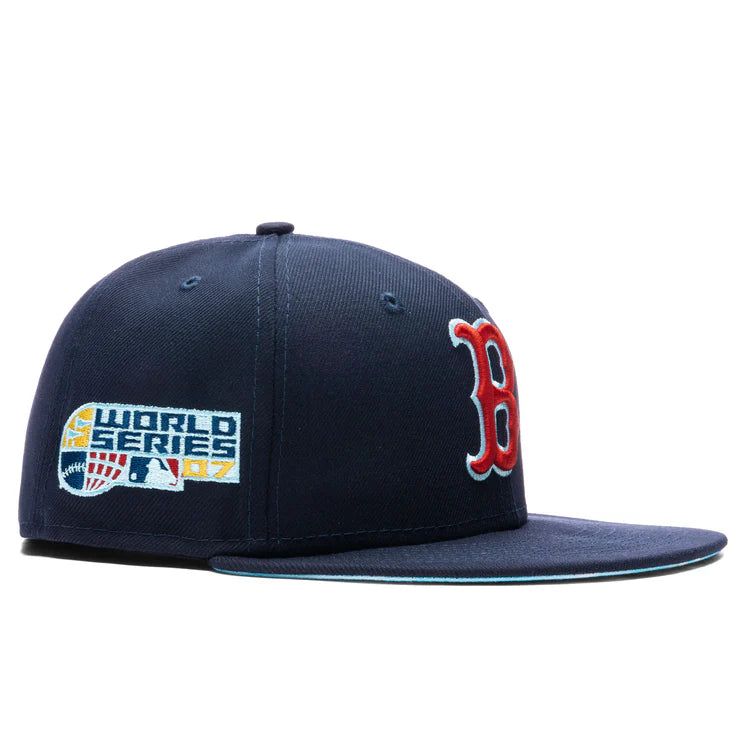 New Era 59Fifty Boston Red Sox Cloud Under Fitted Hat - Size 7 3/8 - Navy