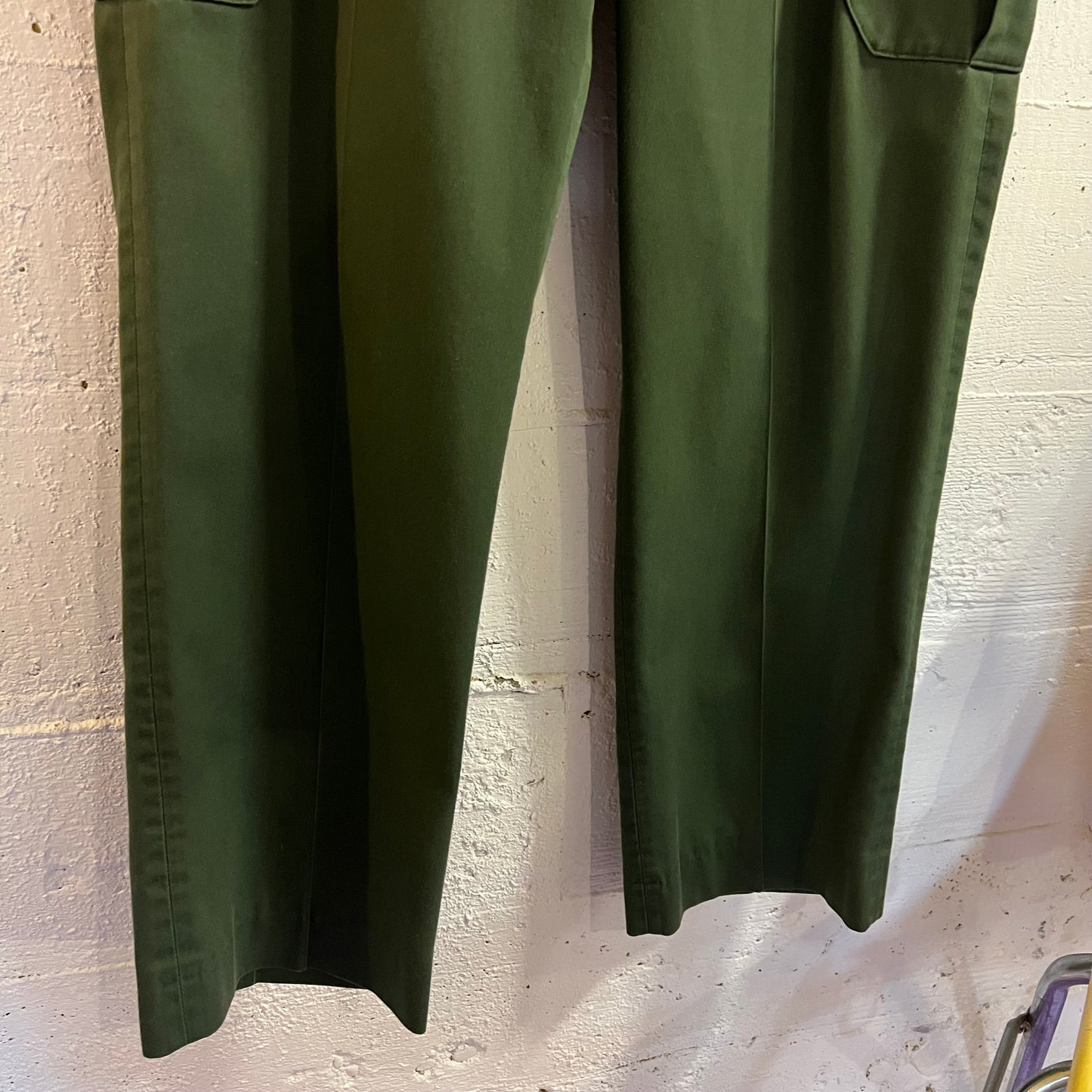 Vintage Flying Cross Olive Drab Tactical Cargo Pants - Size 35 - Cotton/Poly Blend - Olive Drab