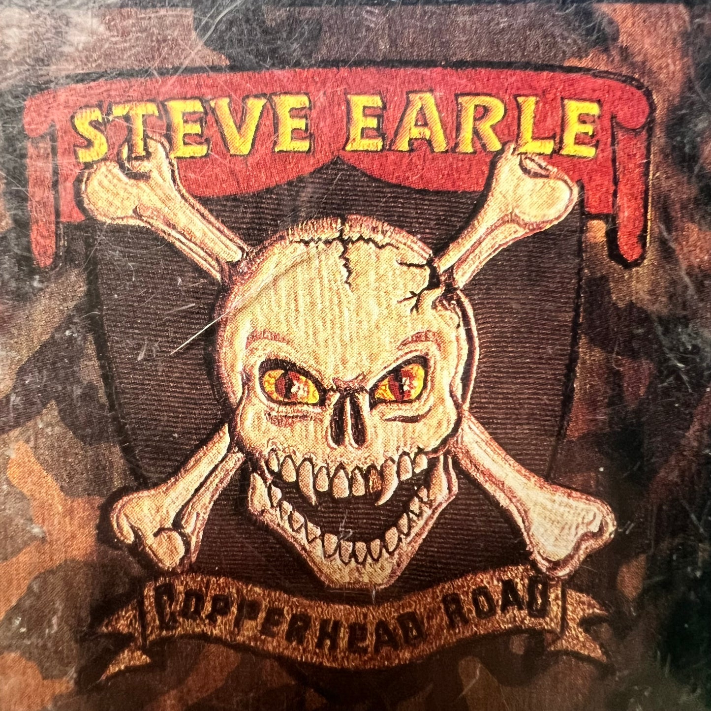 Vintage 1988 Steve Earle 'Copperhead Road' Cassette Tape
