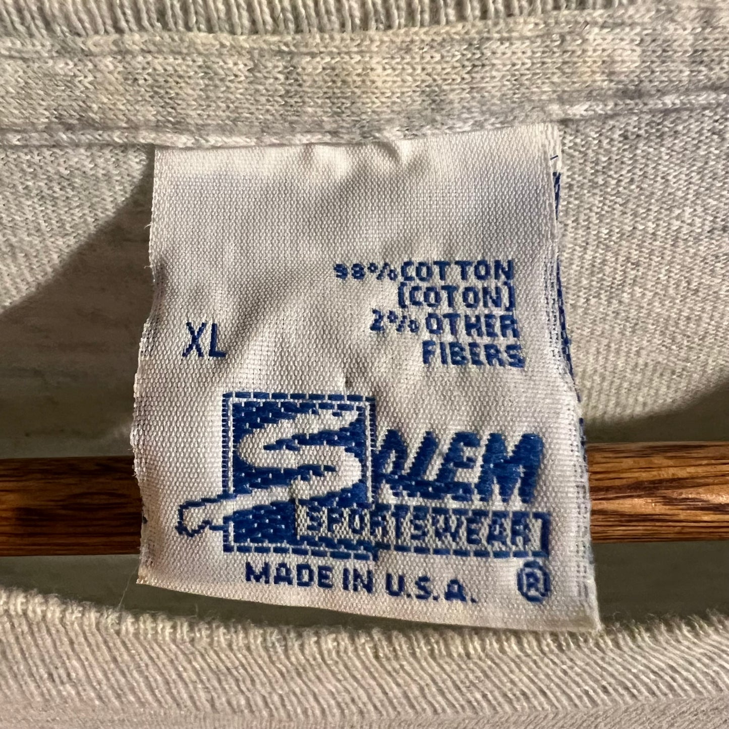 Vintage 1997 Seattle Mariners Baseball MLB Single Stitch T-Shirt - Size XL - Made In USA - Heather Grey/Multi