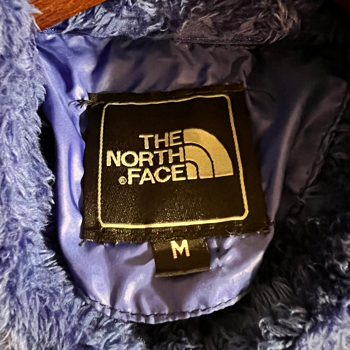 2000’s The North Face Women’s Osito Plush Fleece Zip Up Jacket - Size Medium - Cookie Monster Blue