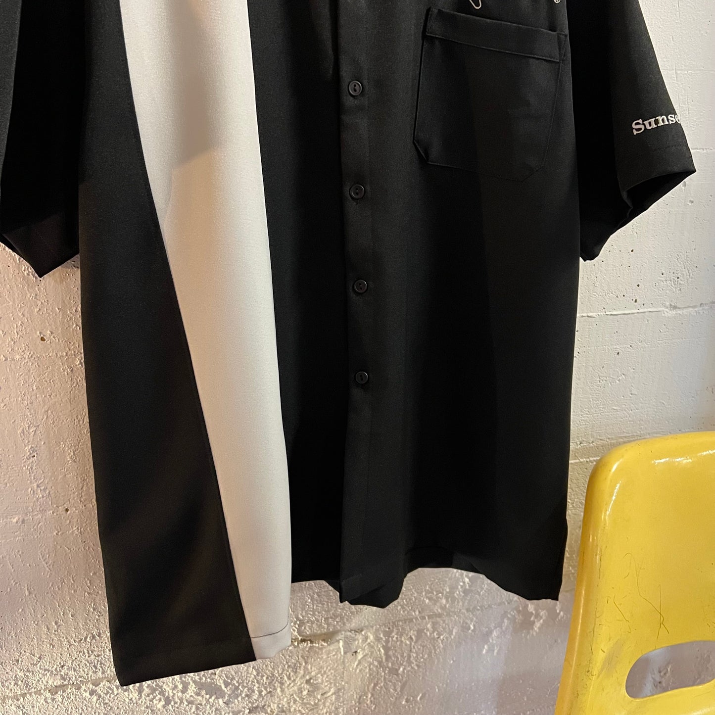 Vintage New Deadstock House of Blues 'The Blues Brothers' Embroidered Bowling Shirt - Size XL - Rayon/Poly Blend