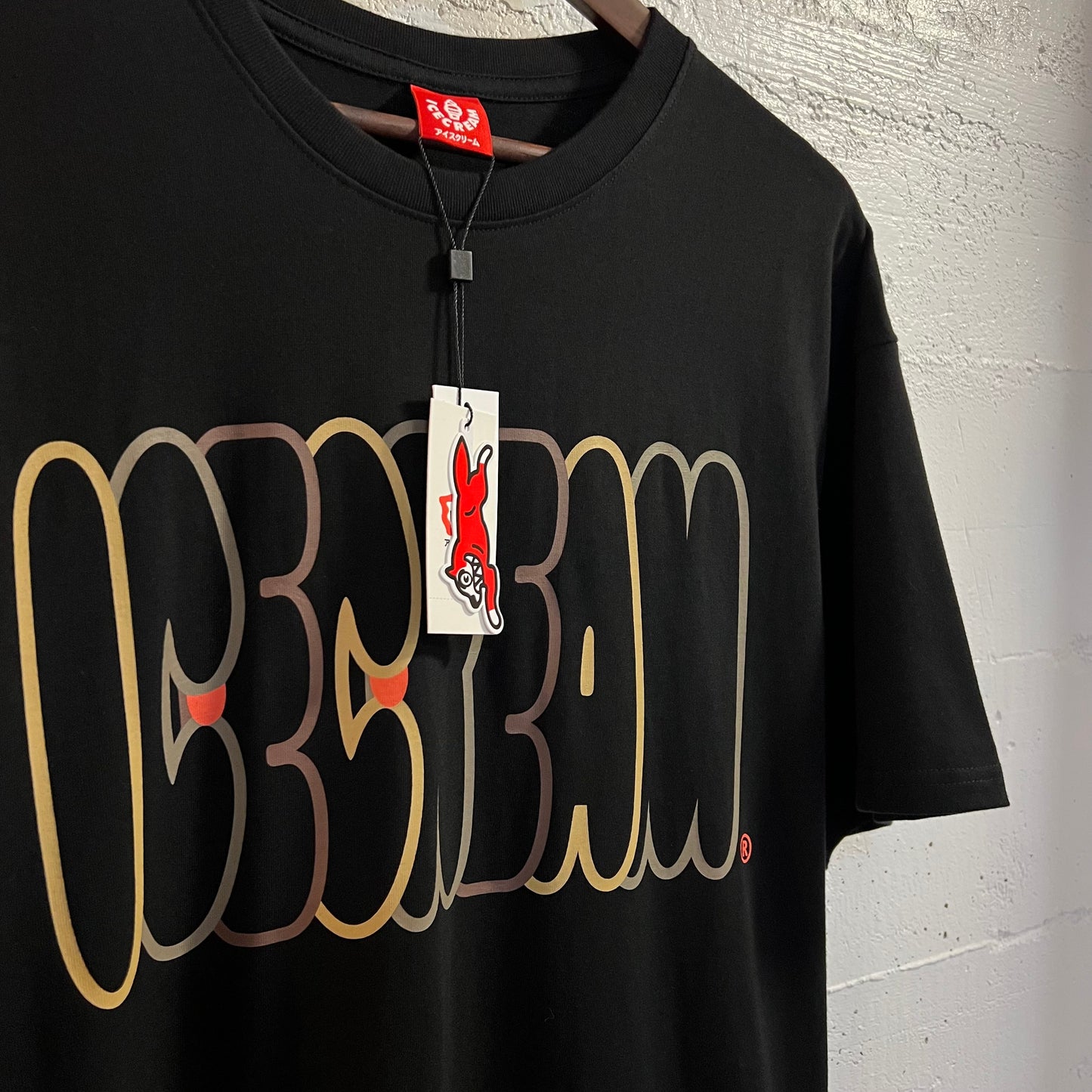 *New* Ice Cream 'Bubble' Short Sleeve T-Shirt - Large - Black