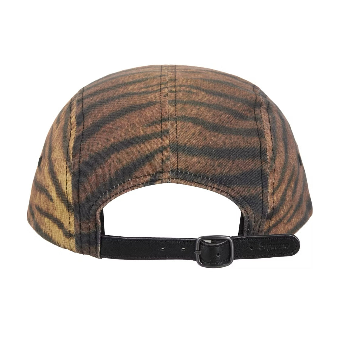 *New* Supreme Washed Chino Twill Camp Cap - Tiger Print - O/S - FW25 - Made In USA