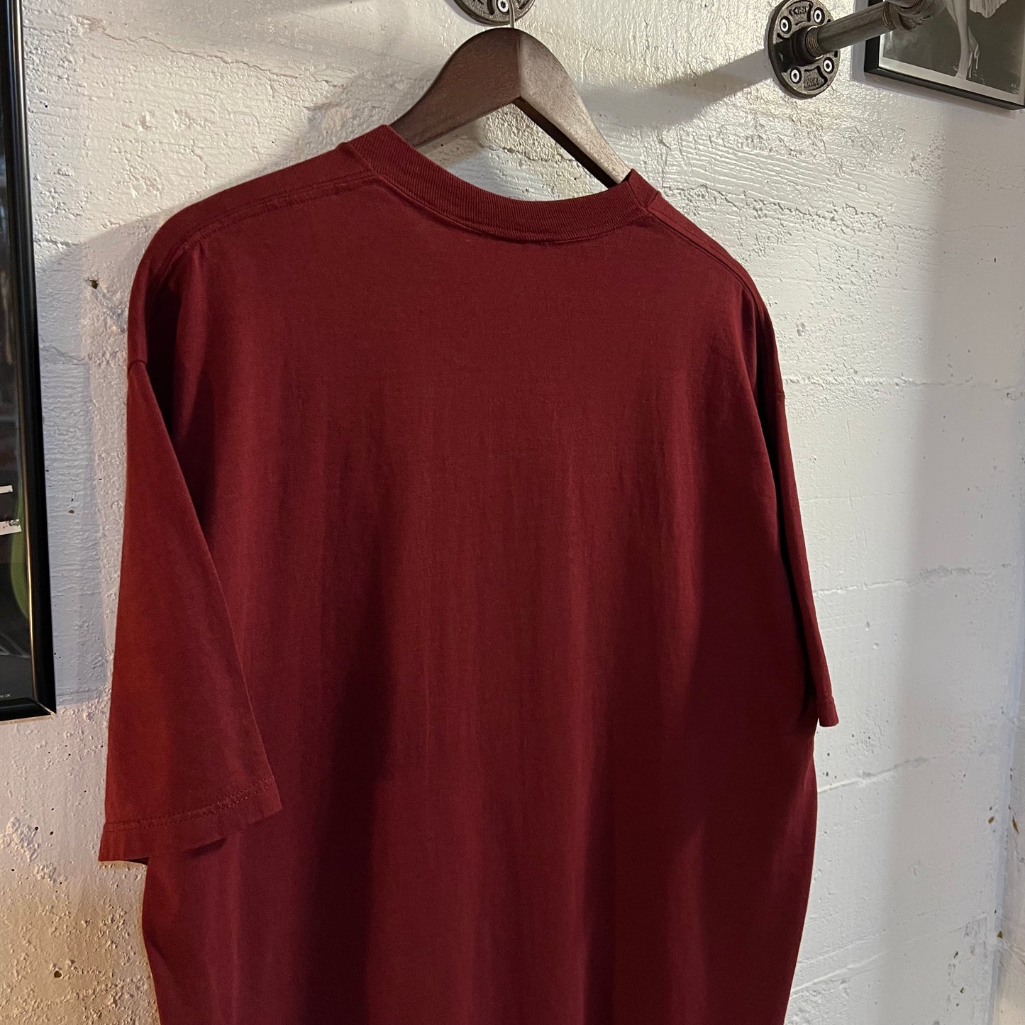 Vintage 1991 Long Beach Peninsula ‘Cranbeary’s’  Puff Print Graphic T-Shirt - Size XL - Made In USA - Maroon/Green/Pink