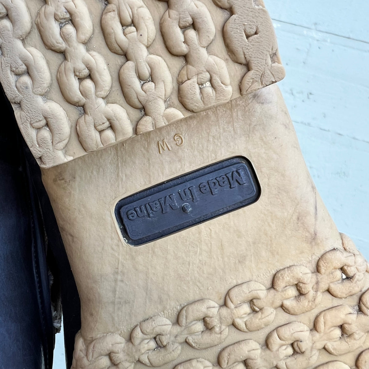 Vintage L.L. Bean 3-Eye Lace Up Moc Bean Boot - Size 9(W) - Made In Maine, USA - Light Brown/Tan