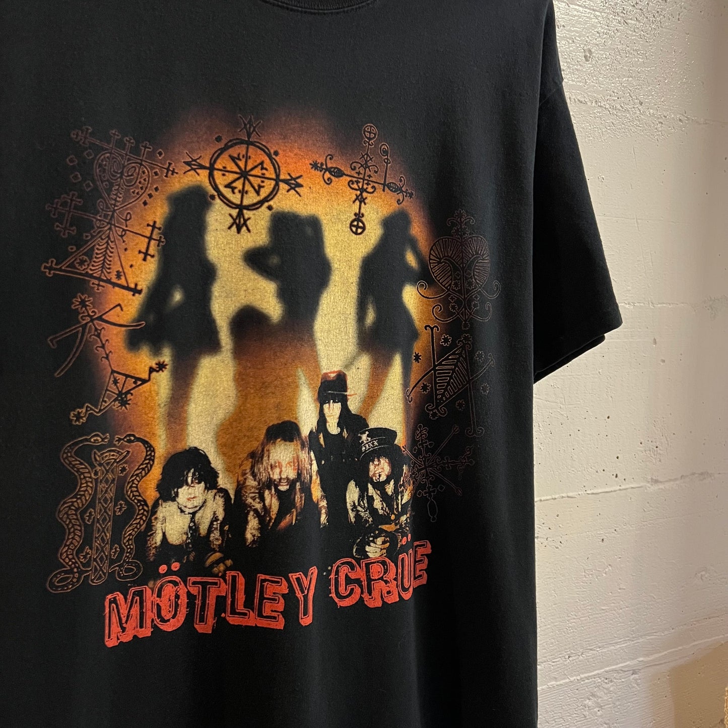 Vintage 2006 Motley Crüe 'Route Of All Evil' Tour Graphic T-Shirt - Size Large - Black - 100% Cotton