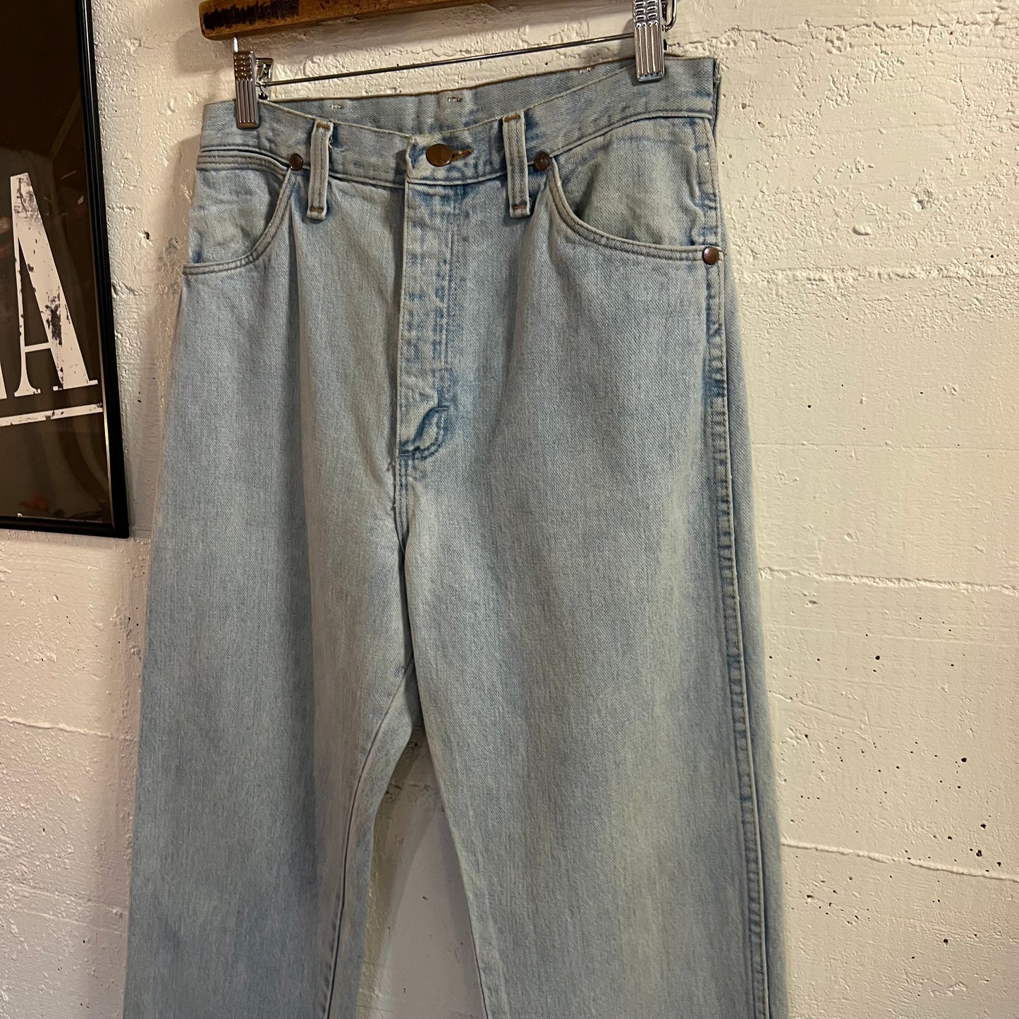 Vintage 90's Wrangler Women's Cowboy Cut 14MWZGB Light Wash Blue Jeans - Size 9 (28"x 34") - Made In USA