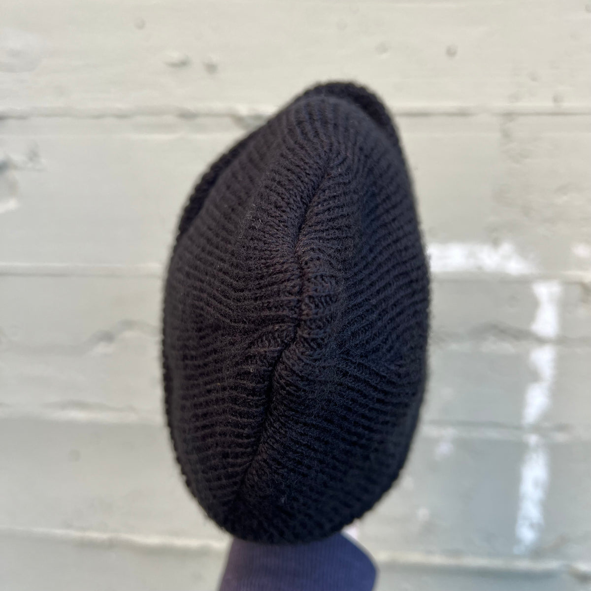 Vintage Surplus Military Style Wool Watch Cap Beanie - O/S - Made In USA - Black - 100% Wool