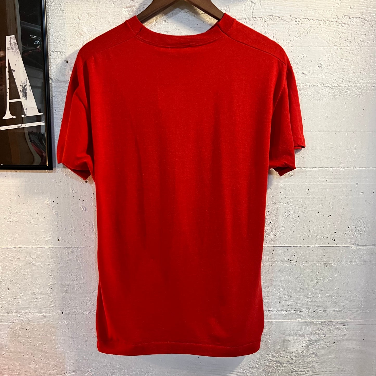 Vintage 1988 Reno Single Stitch Puff Print T-Shirt - Size XL - Made In USA - Red/White/Black/Gold