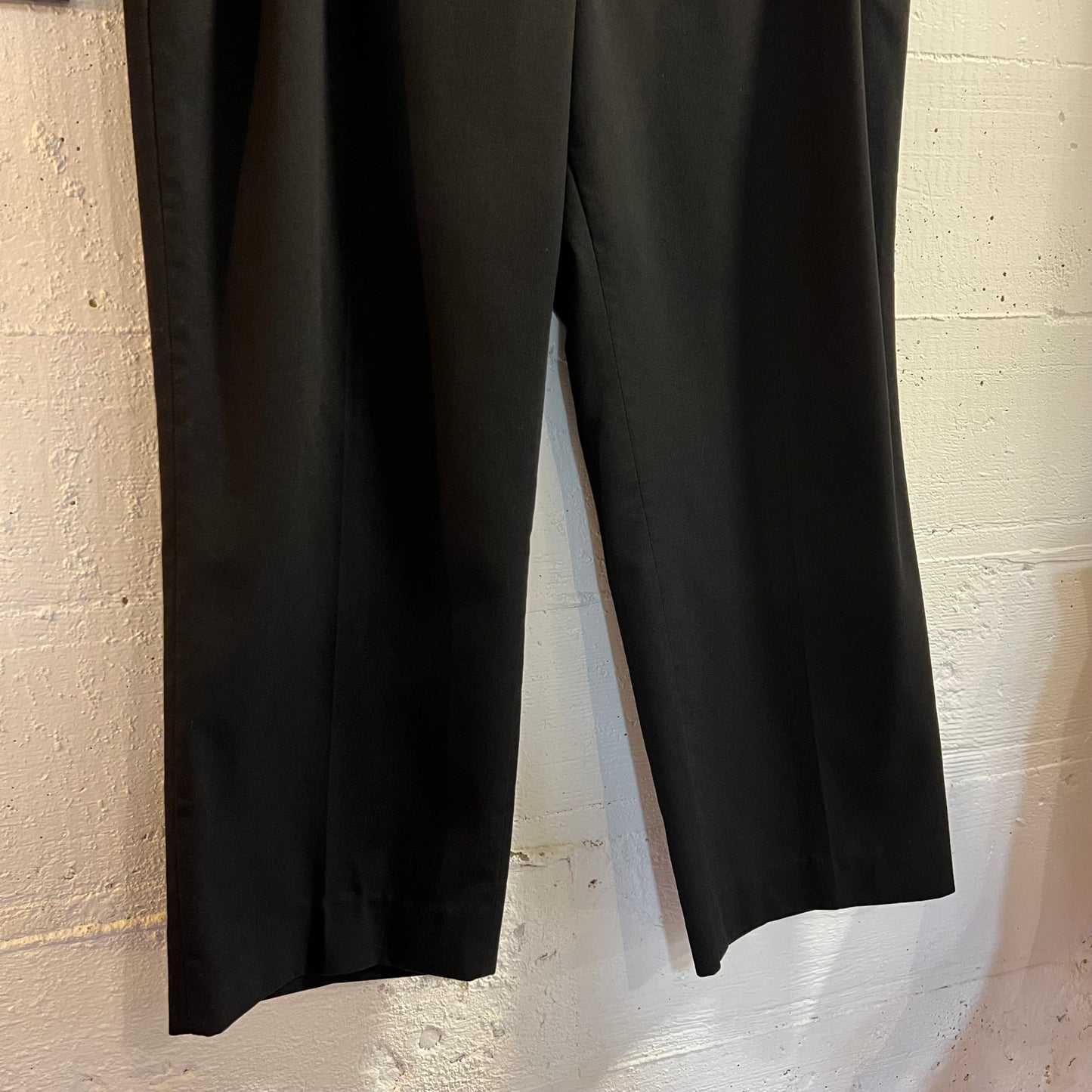 Vintage 90's Budweiser Bud Racing Embroidered Pleated Trousers - Size (38) 34"x26.5" - Made In USA  - Black