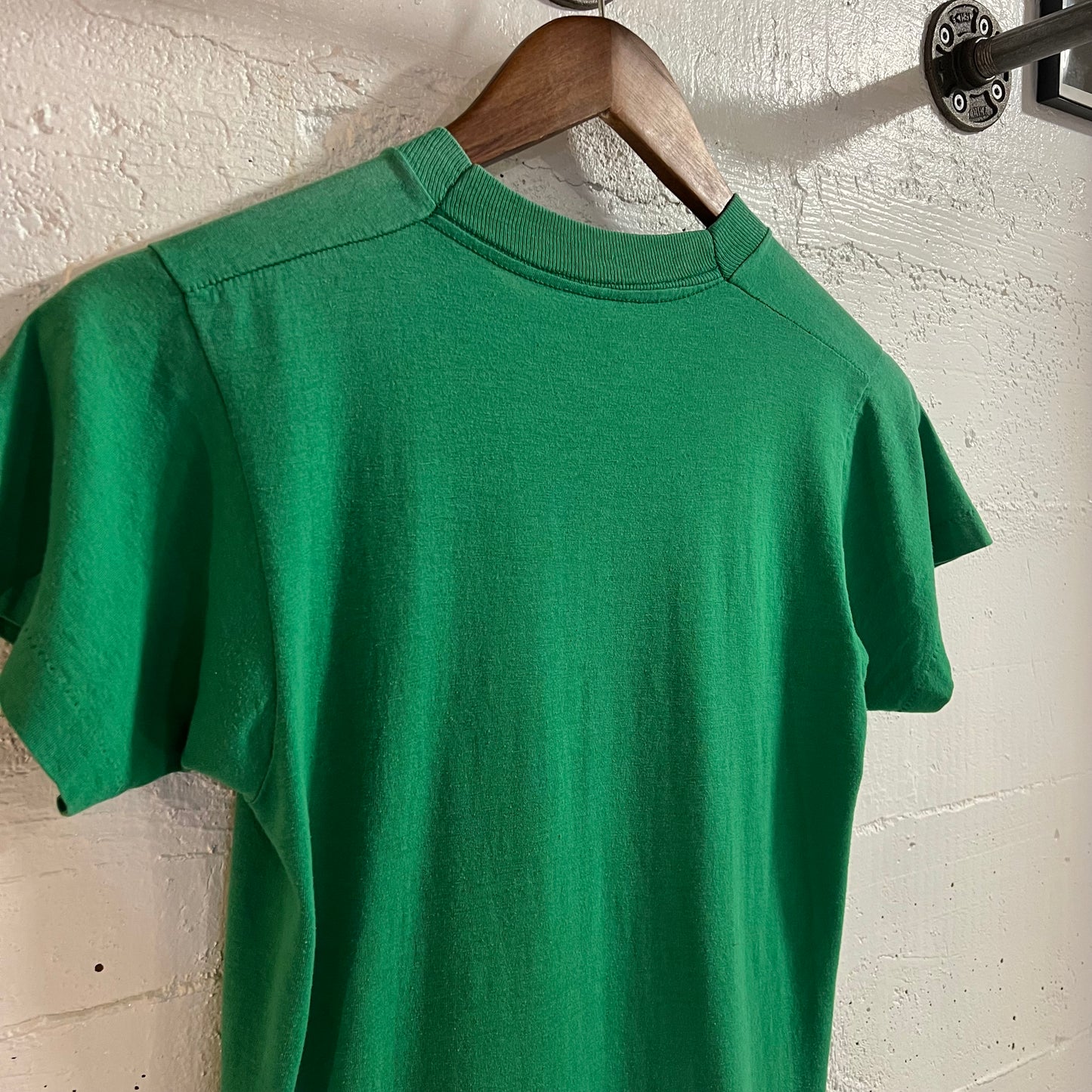 Vintage 80’s Screen Stars ‘Petting Zoo’ Single Stitch Baby T-Shirt - Size Youth Large - Made In USA - Green/White
