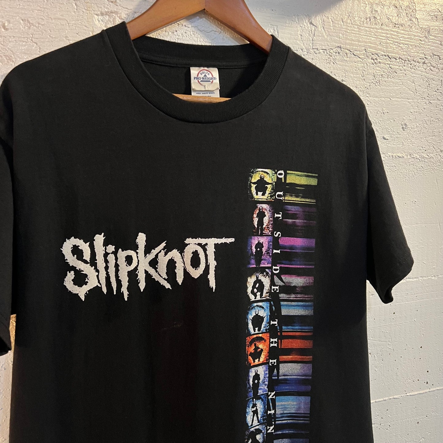 Vintage Slipknot ‘Outside The Nine’ Graphic T-Shirt - Size Medium - Black/Multi