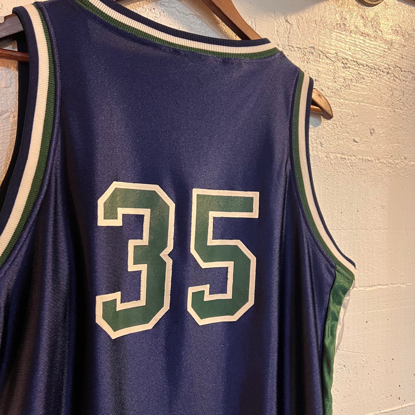 Vintage 90's Timberwolves #35 Basketball Jersey - Size Medium - Made In USA