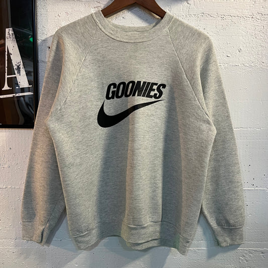 Goonies Re-Worked Nike Boot Raglan Sleeve Crewneck Sweatshirt - Size Large - Made In USA
