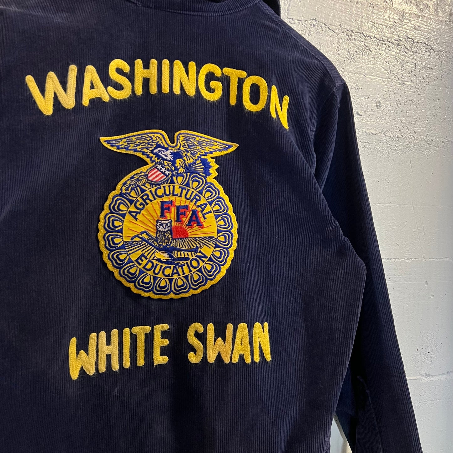 Vintage 2000's FFA 'Future Farmers Of America' Corduroy Jacket - Size 36 (S) - Made In USA