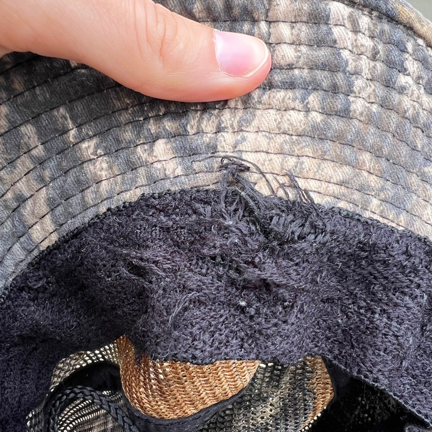 Vintage Cabela's Realtree Camo Mesh Boonie Hat - One Size Fits All