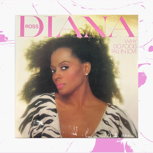 Vintage 1981 Diana Ross 'Why Do Fools Fall In Love' LP Vinyl Record