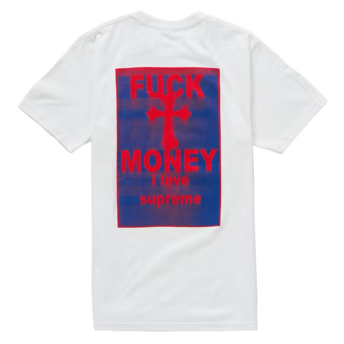 *New* Supreme 'F*ck Money' T-Shirt - Size Large - White - FW24