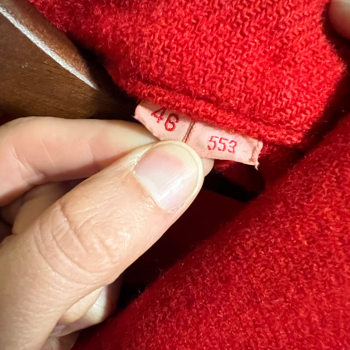 True Vintage 1950's Boy Scouts Of America Official Wool Jacket (Shirt-Jac) - Size 46 (XL) - 100% Wool - Made In USA - Red