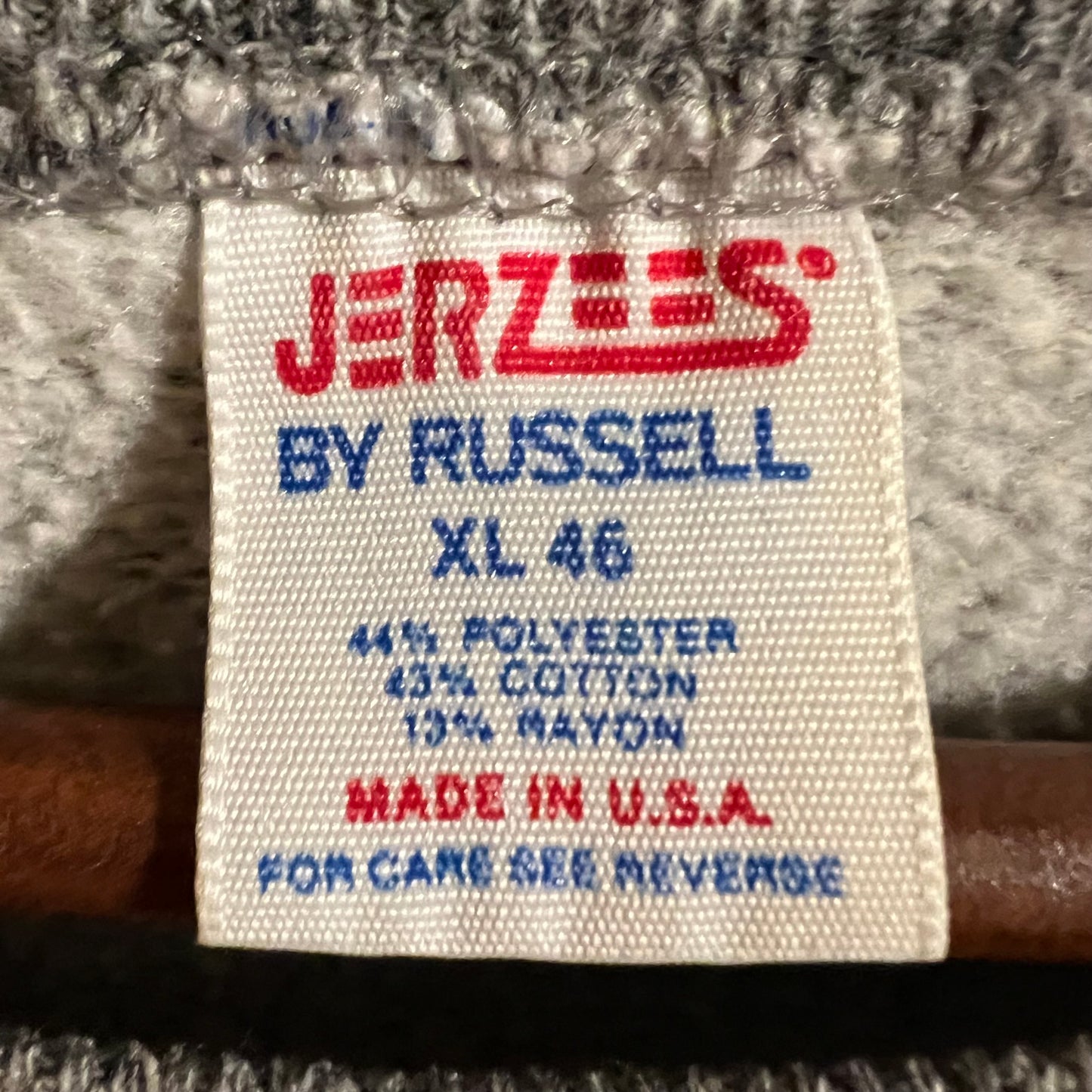 Vintage 80’s Jerzees West Point U.S.M.A. Raglan Crewneck Sweatshirt - Size XL - Made In USA - Heather Grey/Black
