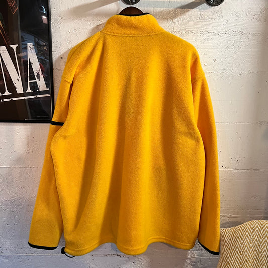 Vintage 2000’s Pro Spirit 1/4 Zip Pullover Fleece Jacket - Size XL - Yellow/Black
