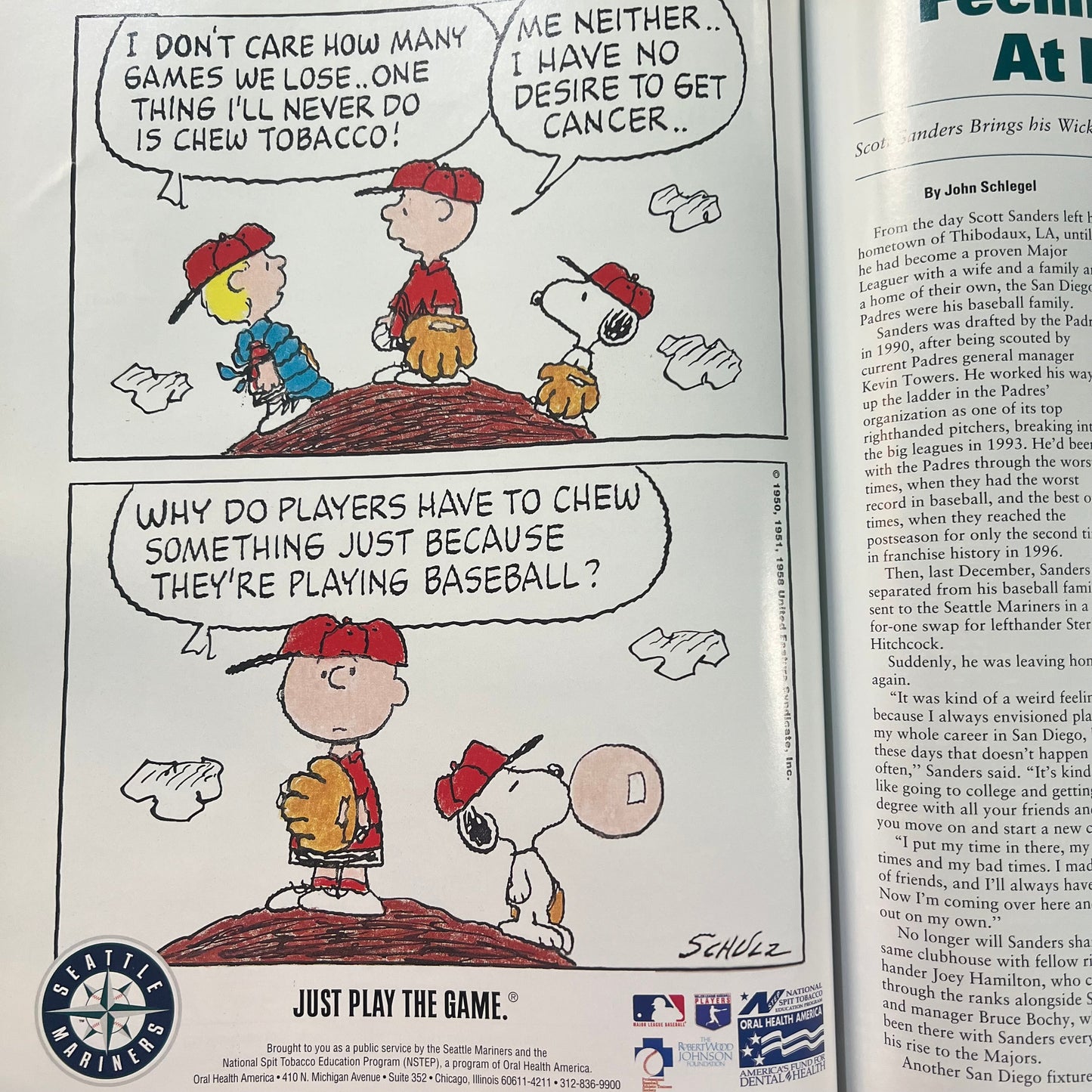 Vintage 1997 Seattle Mariners Vol.8 Issue.1 Magazine
