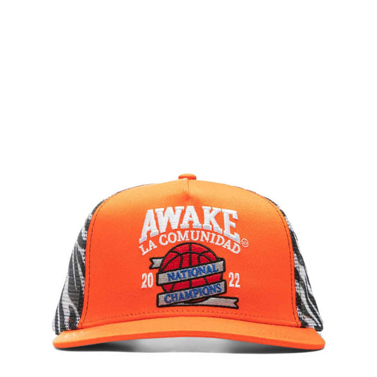 Awake NY 'National Champions' Trucker Hat - O/S - Orange