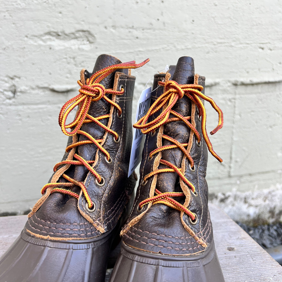 Vintage 90's L.L. Bean 6" Lace Up 'Bean Boot' - Size 6W/5M (BM) - Made In USA - Brown